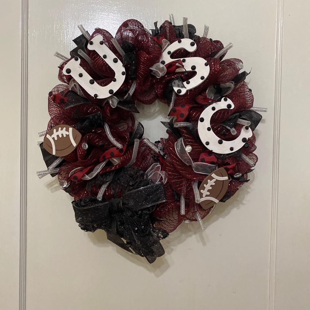 Carolina Gamecocks Wreath
